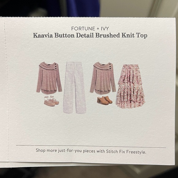 Fortune + Ivy Brushed Knit Top - Picture 9 of 11